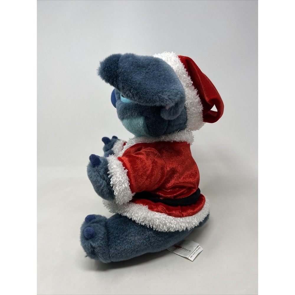 Disney Store Stitch Christmas Santa Helpers Stuffed Plush Toy 12" - Picture 2 of 7